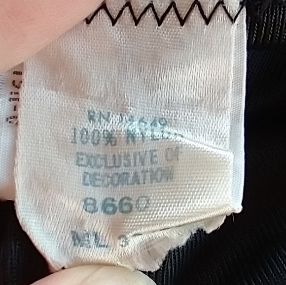 Vintage Montgomery Ward Black Nylon Half Slip 33/35 - Picture 9 of 9